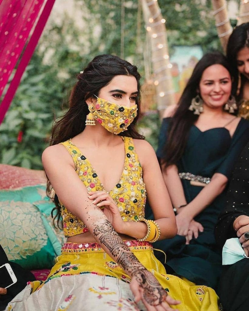 Top 20 Bridal Masks for Desi Brides during COVID Weddings