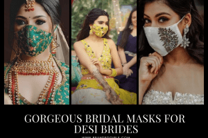 Top 20 Bridal Masks for Desi Brides during COVID Weddings