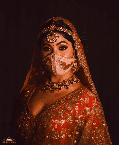 Top 20 Bridal Masks for Desi Brides during COVID Weddings