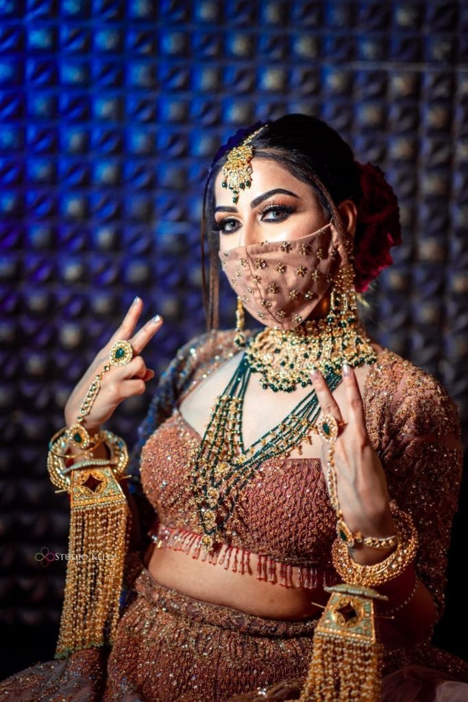 Top 20 Bridal Masks for Desi Brides during COVID Weddings