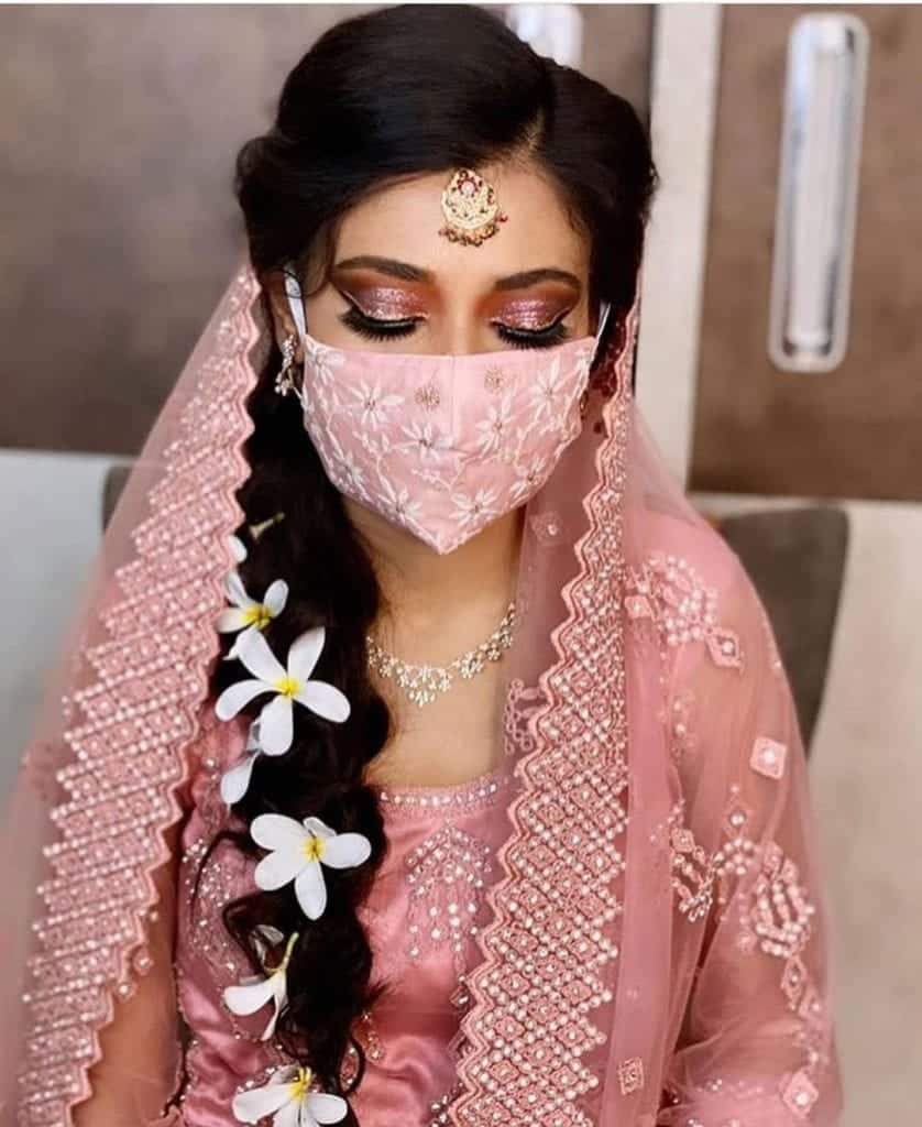 Top 20 Bridal Masks for Desi Brides during COVID Weddings