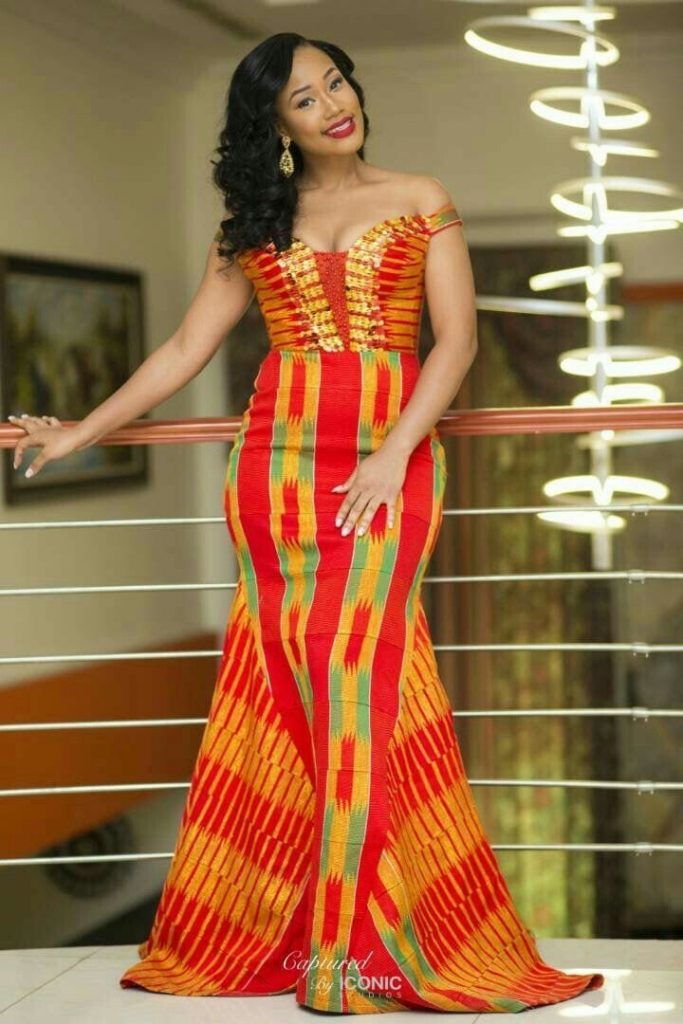 Latest Kente Styles for Engagement