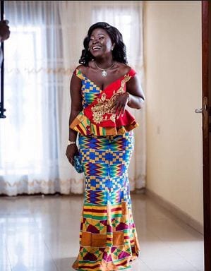 Latest Kente Styles for Engagement