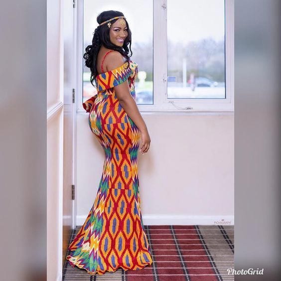 Latest Kente Styles for Engagement