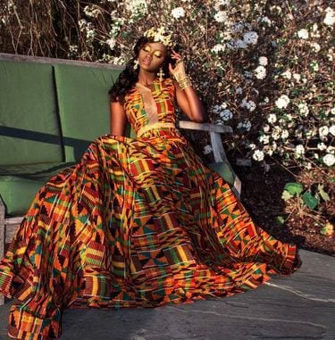 20 Beautiful Kente Engagement Outfits to Wear This Year