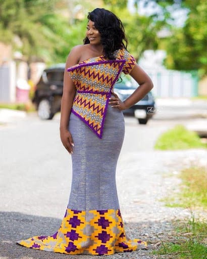 Latest Kente Styles for Engagement