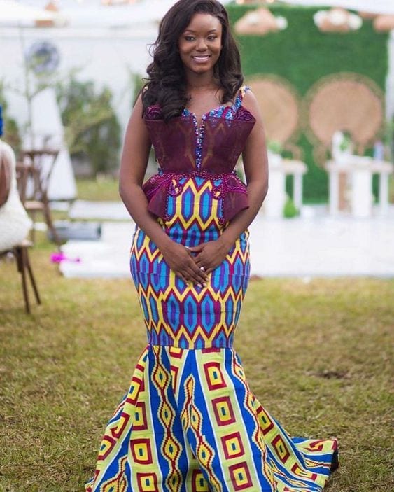 Latest Kente Styles for Engagement