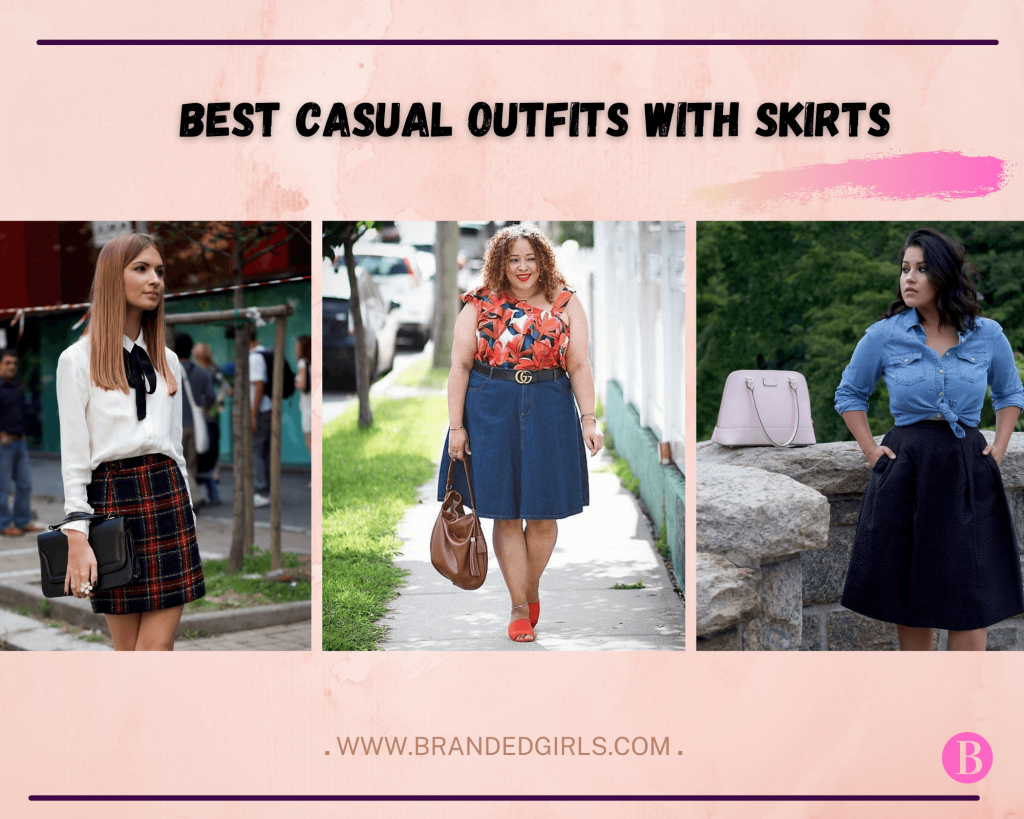 Best casual outfits with skirts