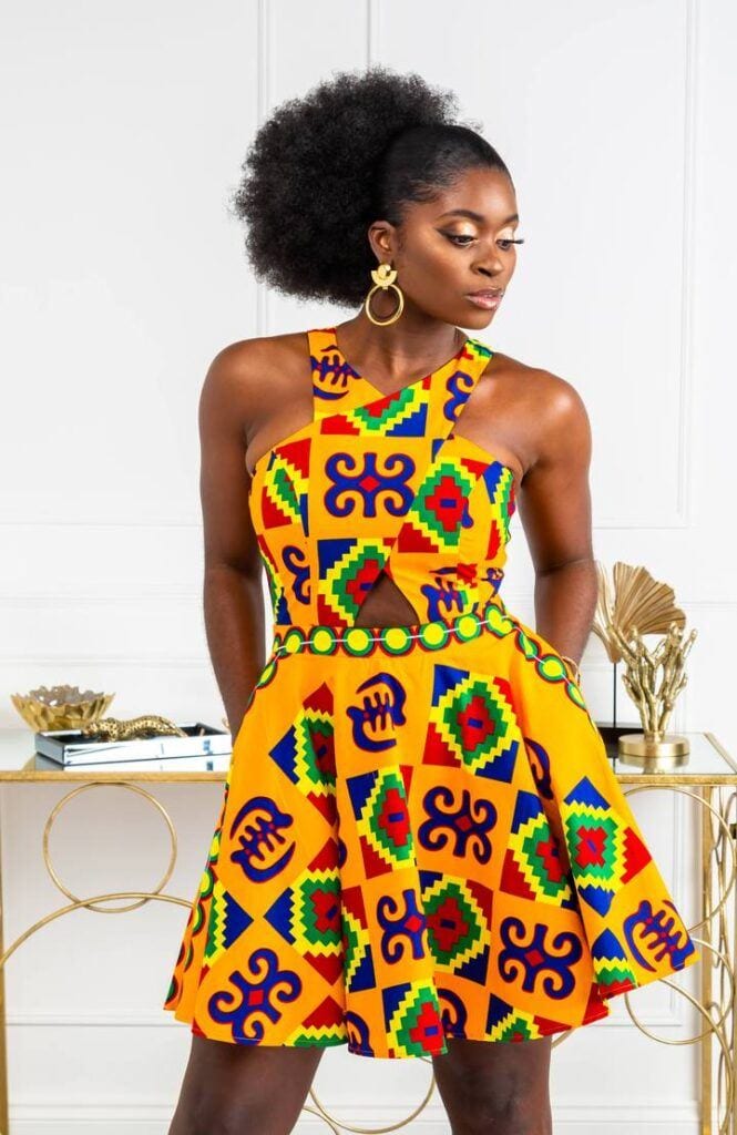 20 Stylish Short African Dresses For Weddings And Parties