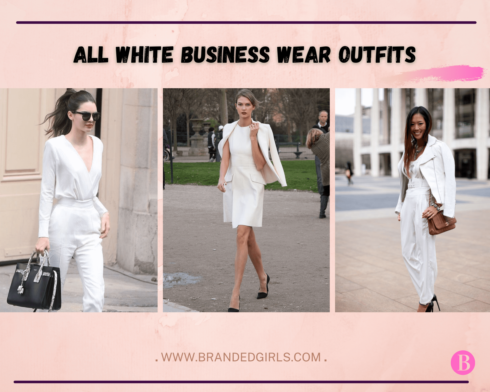 All White Business Wear Outfits-20 Best ...