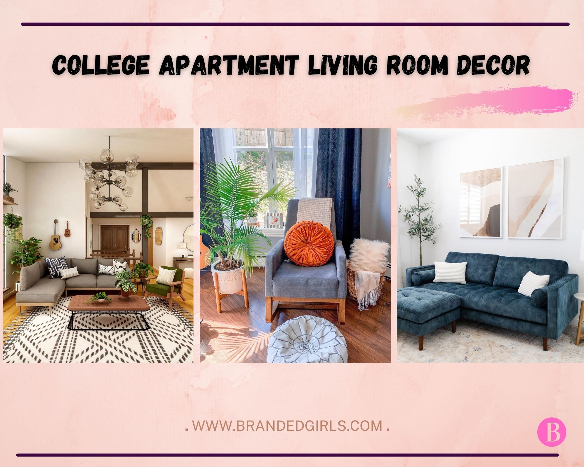 College Apartment Living Room Decor