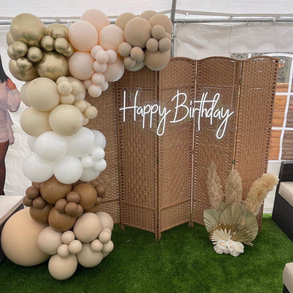 Cover Garage Walls For Birthday