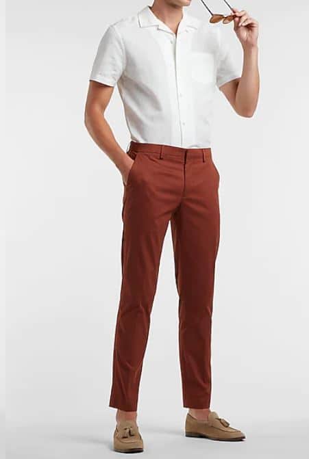 Skinny men dress pants