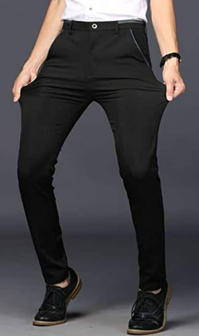 Skinny men dress pants7