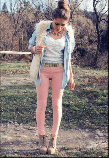 Cozy winter outfits for skinny girls