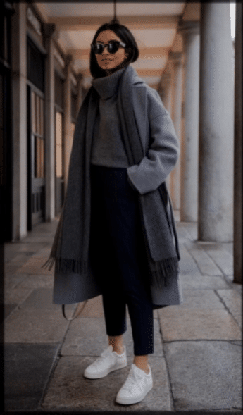 Cozy winter outfits for skinny girls