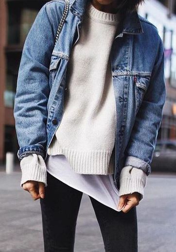 Cozy winter outfits for skinny girls