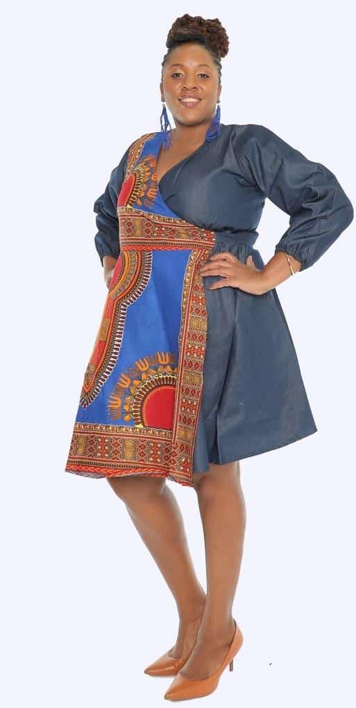 Short Dashiki Dresses For Plus Size Women