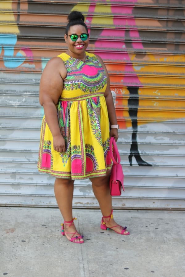 Short Dashiki Dresses For Plus Size Women