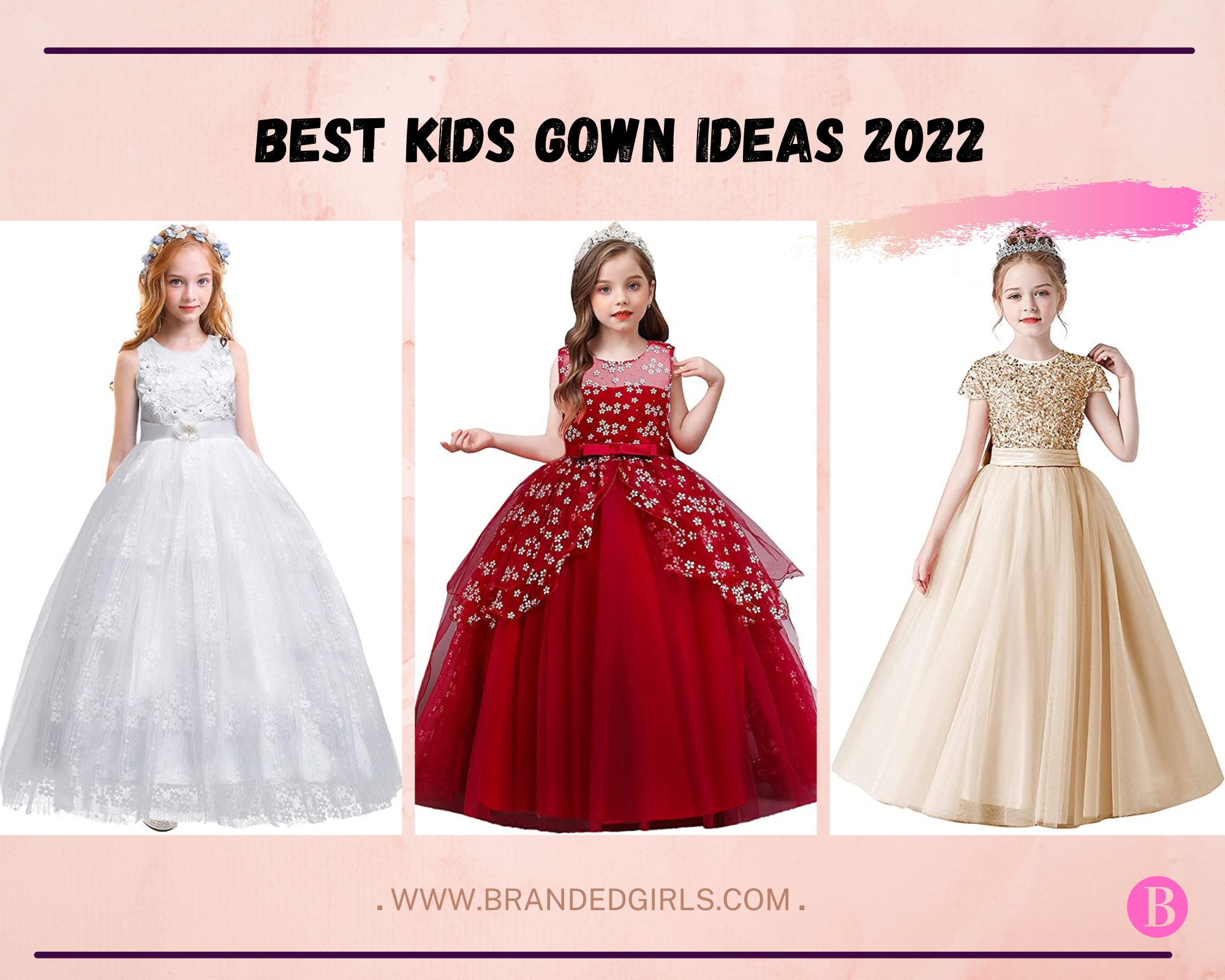Girls Gown G3 colection