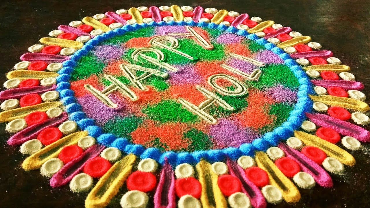 Rangoli Design Ideas: 23 Best Rangoli Designs for Holi – Branded Girls