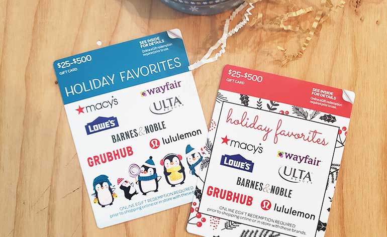gift card ideas
