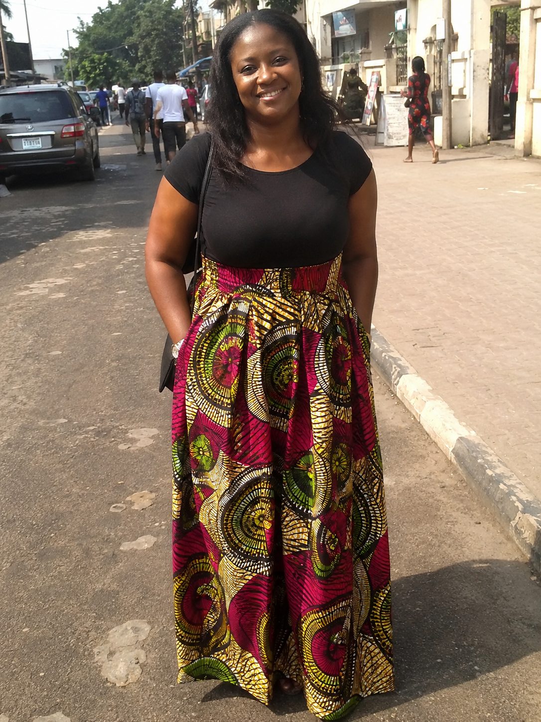 Put the waistband on your natural waist