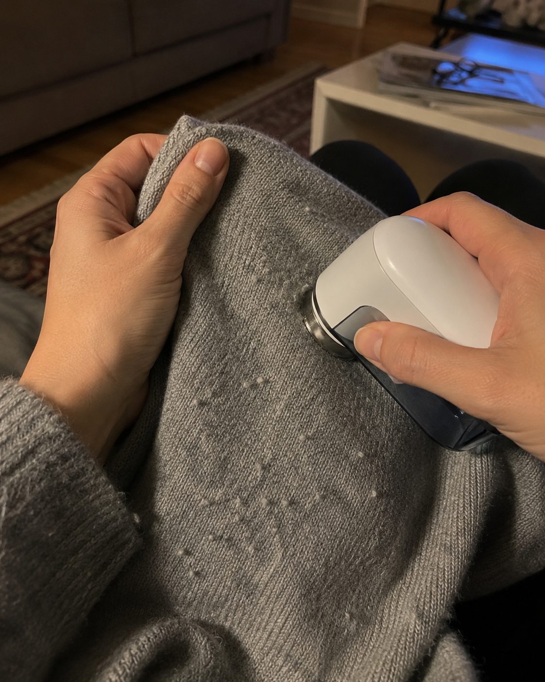 De-bobble Knitwear Before You Leave