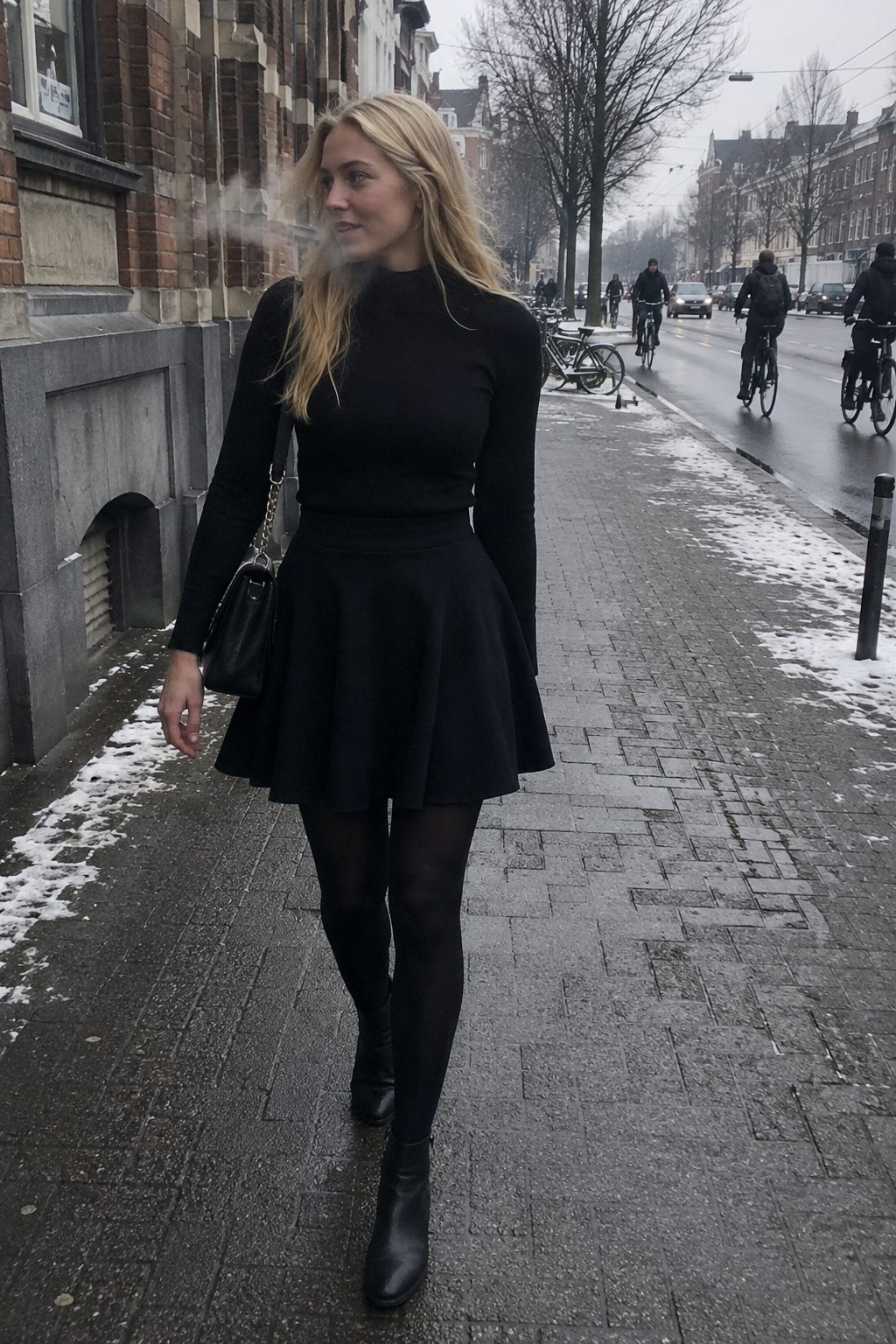 Add tights and it becomes a winter skirt