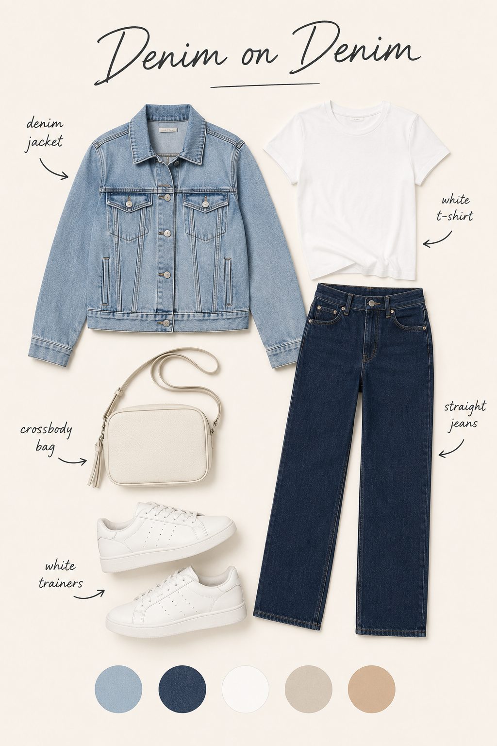 Denim-on-Denim collage
