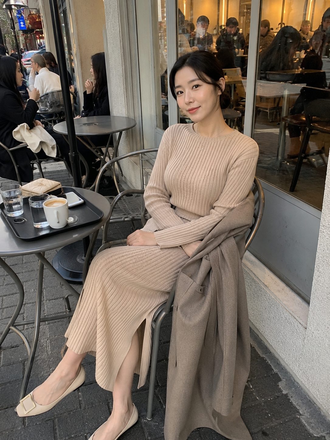 Matching Knit Two-Piece Set