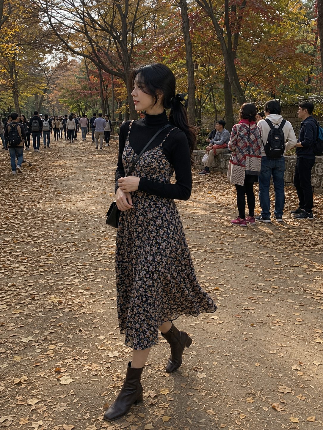 Turtleneck Under a Sundress