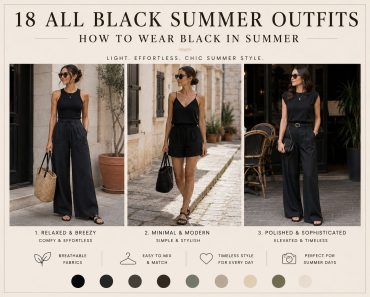 18 Chic All Black Summer Outfit Ideas