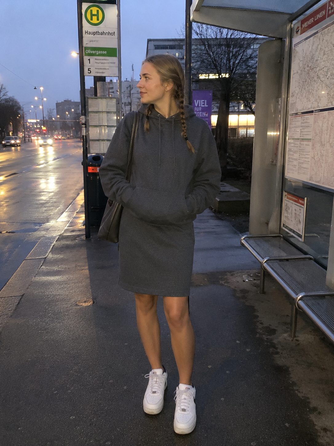 Sweat Skirt with a Matching Hoodie