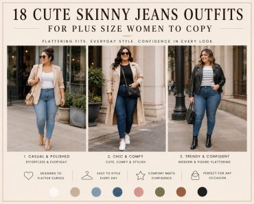 18 Cute Skinny Jeans Outfits for Plus Size Women To Copy 18 Cute Skinny Jeans Outfits for Plus Size Women To Copy