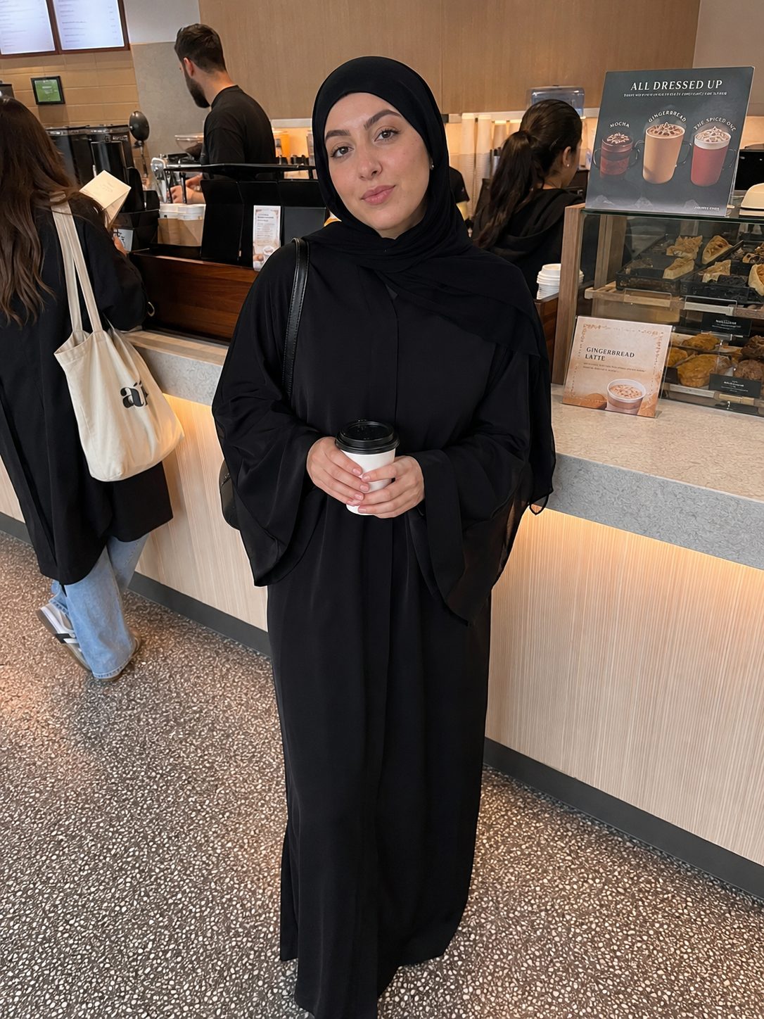 Closed nida abaya for everyday wear