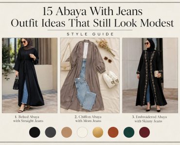 15 Abaya With Jeans Outfit Ideas That Still Look Modest 15 Abaya With Jeans Outfit Ideas That Still Look Modest