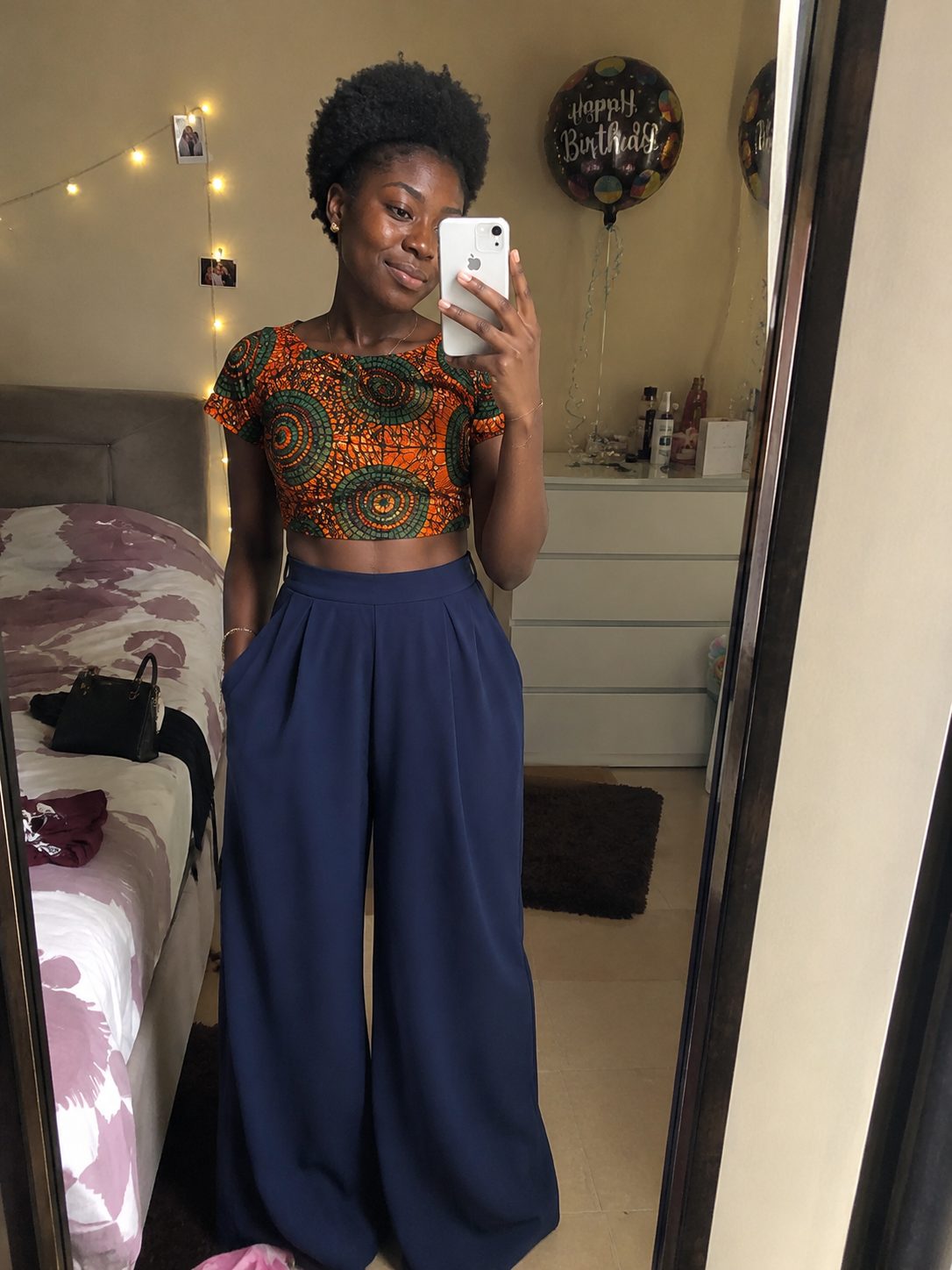 Crop Top and Palazzo Pants for a Birthday Party