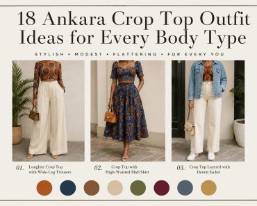 18 Ankara Crop Top Outfit Ideas for Every Body Type 18 Ankara Crop Top Outfit Ideas for Every Body Type