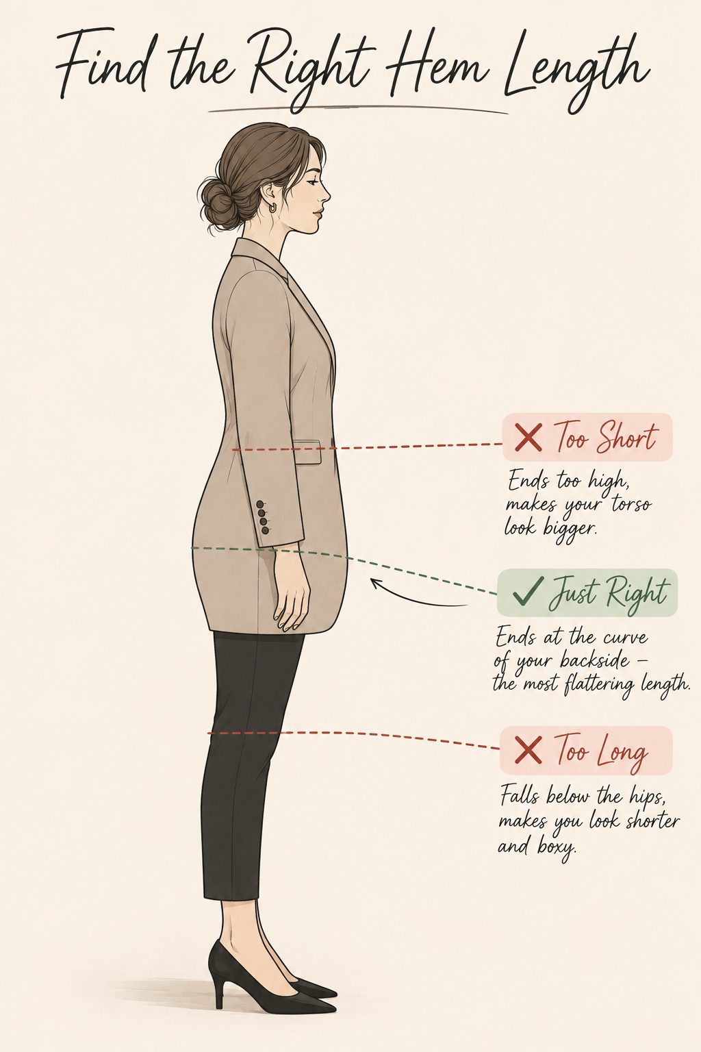 Pick a Hem That Ends at the Curve of Your Backside
