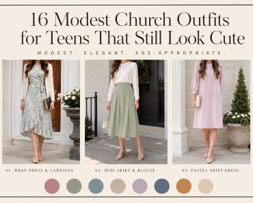 16 Modest Church Outfits for Teens That Still Look Cute