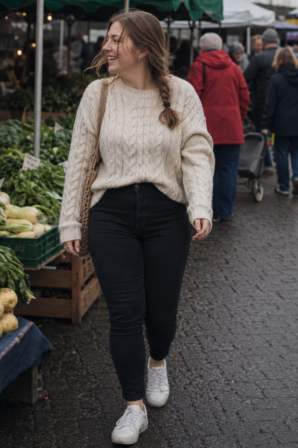 Skinny Jeans with a Trench Coat and Loafers for Fall