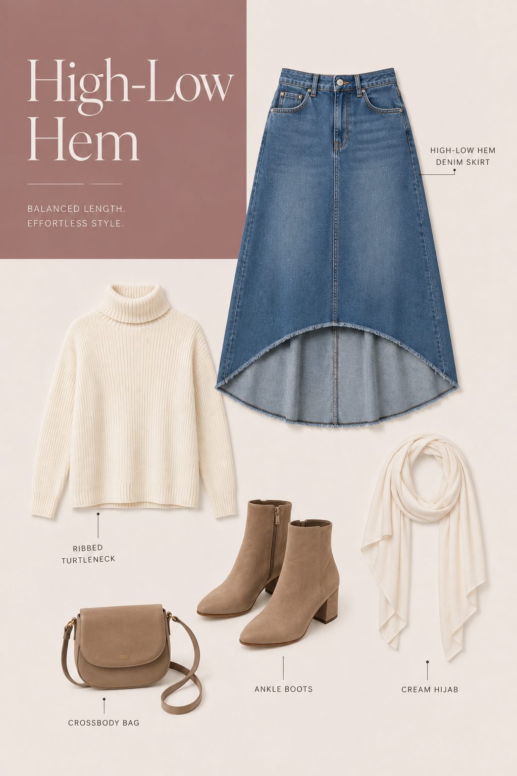 Velvet A-Line Skirt with a Silk Cami