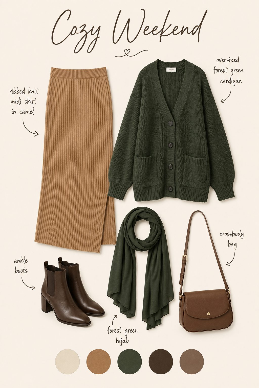 Seersucker Midi Skirt with a Sleeveless Button-Down
