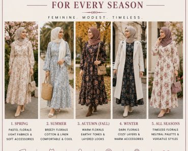 20 Hijab With Floral Outfit Ideas for Every Season 20 Hijab With Floral Outfit Ideas for Every Season