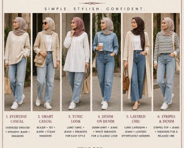 20 Modest Ways to Wear Hijab With Jeans 20 Modest Ways to Wear Hijab With Jeans