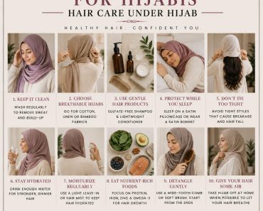 10 Best Hair Care Tips for Hijabis for Strong and Healthy Hair 10 Best Hair Care Tips for Hijabis for Strong and Healthy Hair