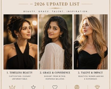 20 Most Beautiful Women in the World – 2026 Updated List 20 Most Beautiful Women in the World – 2026 Updated List