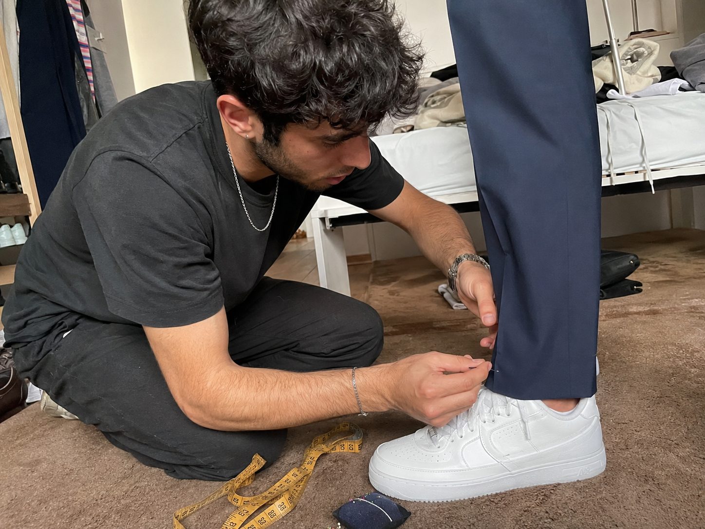 Hem Your Trousers to Break Right at the Shoelaces