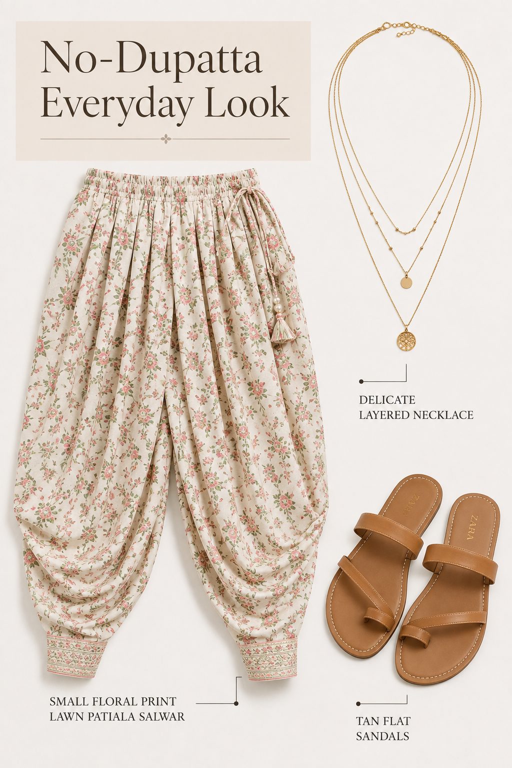 Lawn Patiala Suit with No Dupatta for Everyday Wear